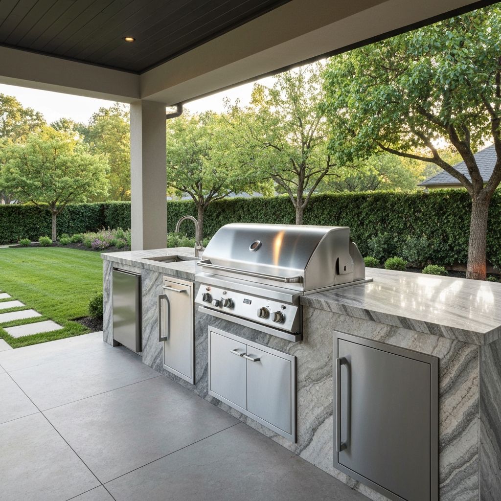 Modern Outdoor Kitchen